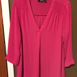A.n.a hot pink blouse in large.